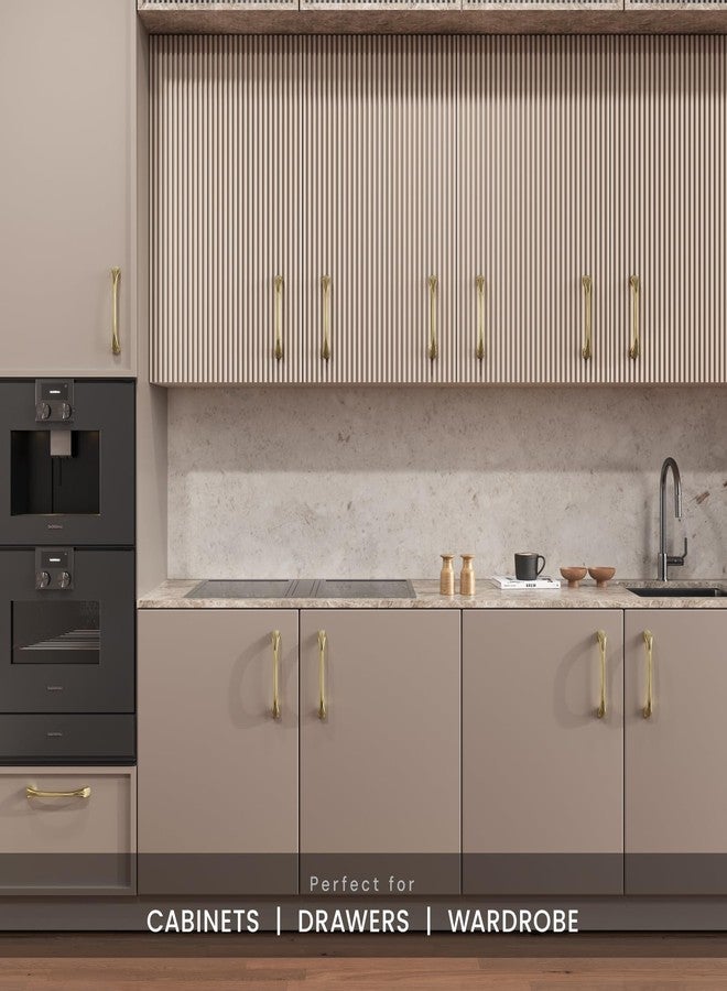 LAPO 2 Piece Drawer Handle for Kitchen, Cabinet Pull Handle for Cupboard Drawers, Window Handle (6 Inch, Antique-Gold, Pack of 2) - Image 4